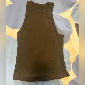 Black halter tank